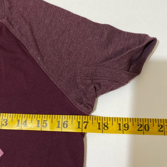 PINK V.S. ~Woman’s X-Small Burgundy Pajama Sleep Shirt “Nap Game Strong” - Picture 7 of 10